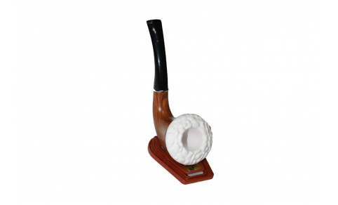 Pipa in legno in finta schiuma da collezione